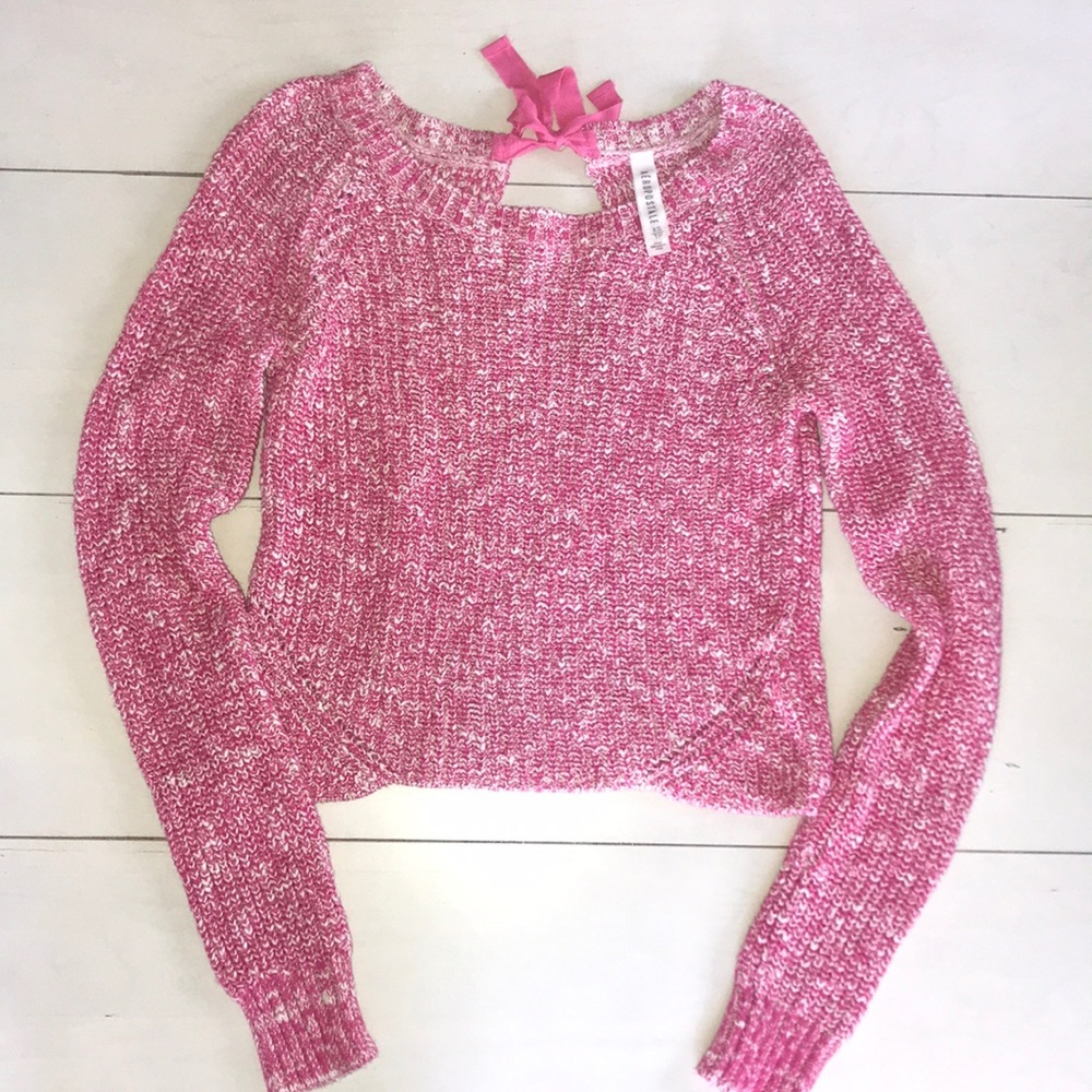 Bow Back Sweater